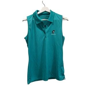 Women’s Foxhill sleeveless collared golf shirt UPF 30 moisture wicking NWT